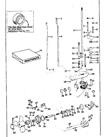 Gear housing assembly