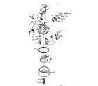 Eska 14153B carburetor assembly no. 632056 diagram
