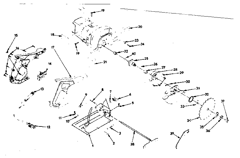 Base and blade assembly