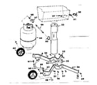 Kenmore 2582318271 cart section diagram