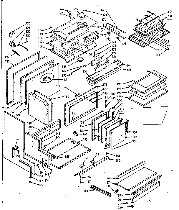 Upper oven body
