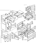 Lower oven body section