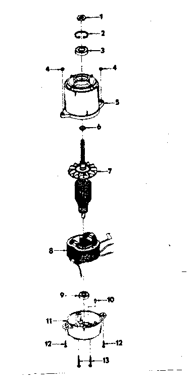 Field and armature assembly