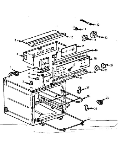Control panel and element