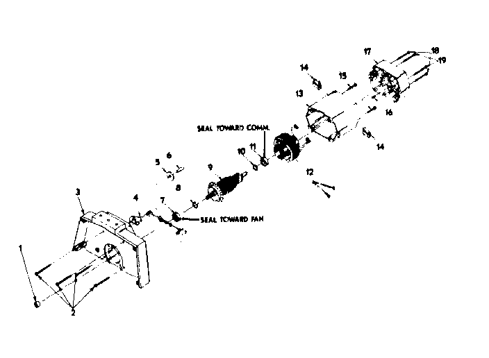 Field and armature assembly