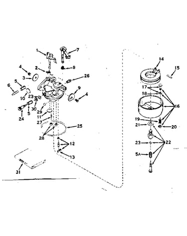 Carburetor no. 630992b