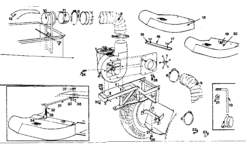 BLOWER / ENGINE AND MUFFLER