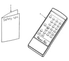 LXI 56442312850 remote control and safety tips diagram