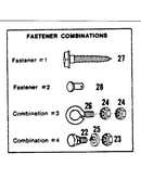 Fastener combinations