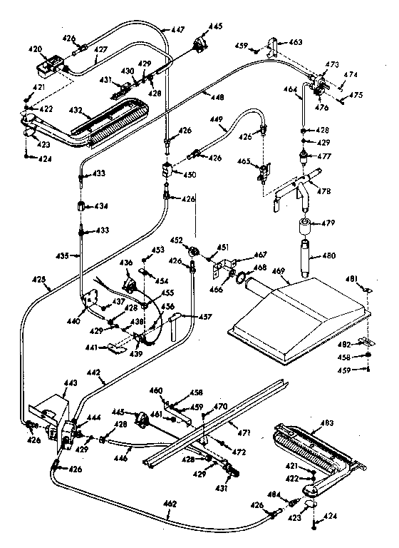 Oven burner