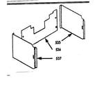 Kenmore 1037777040 lower oven liner kits diagram