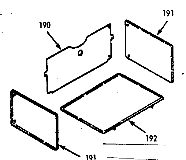 Catalytic oven liner kit 8027140