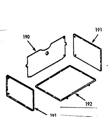 Catalytic oven liner kit 8027140