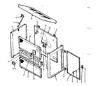 Kenmore 143840625 non-functional replacement parts diagram