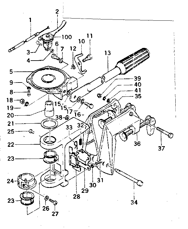 HANDLE & BRACKET