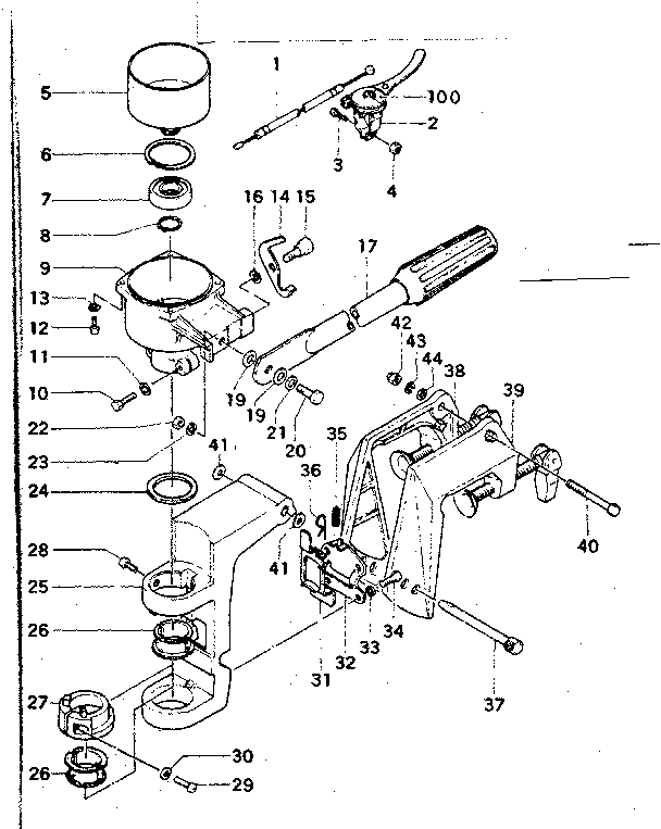 HANDLE & BRACKET