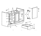 Sears 411418840 unit parts diagram