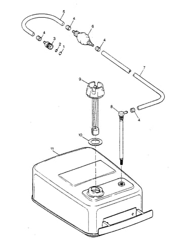 Fuel tank and line