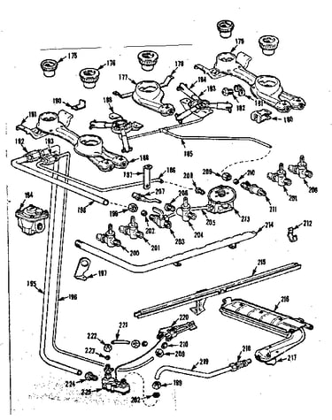 Lower burner section