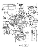 Cylinder, crankshaft & engine base group