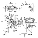Briggs & Stratton 220707-0148-01 air cleaner & carburetor diagram