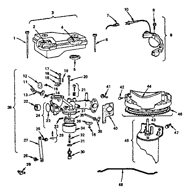 Air cleaner & carburetor