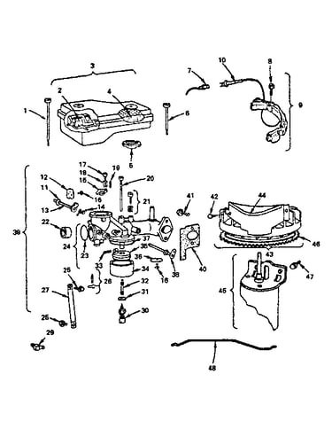 Air cleaner & carburetor