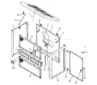 Kenmore 143840621 non-functional replacement parts diagram