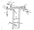 Sears 51272814-81 top bar assembly diagram