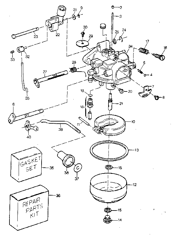 Carburetor 7.5 hp