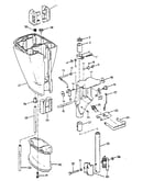 Motor leg and swivel bracket