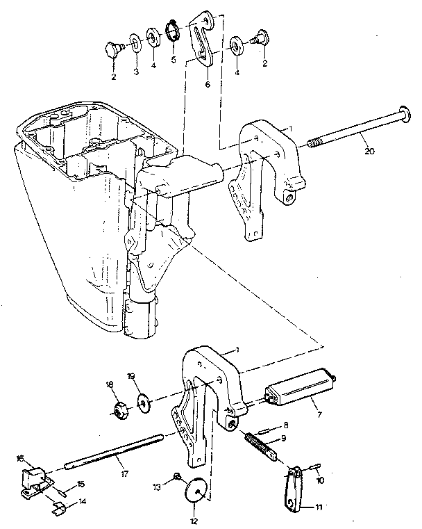 Stern brackets