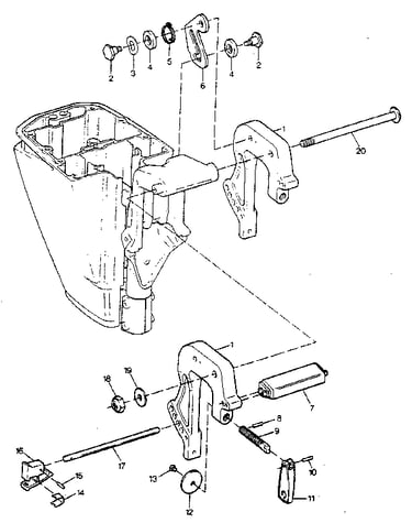 Stern brackets