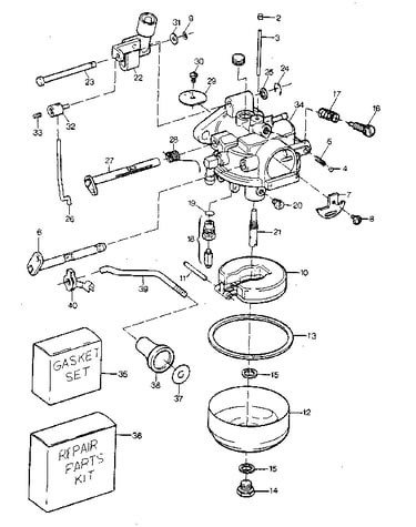 Carburetor 7.5 hp