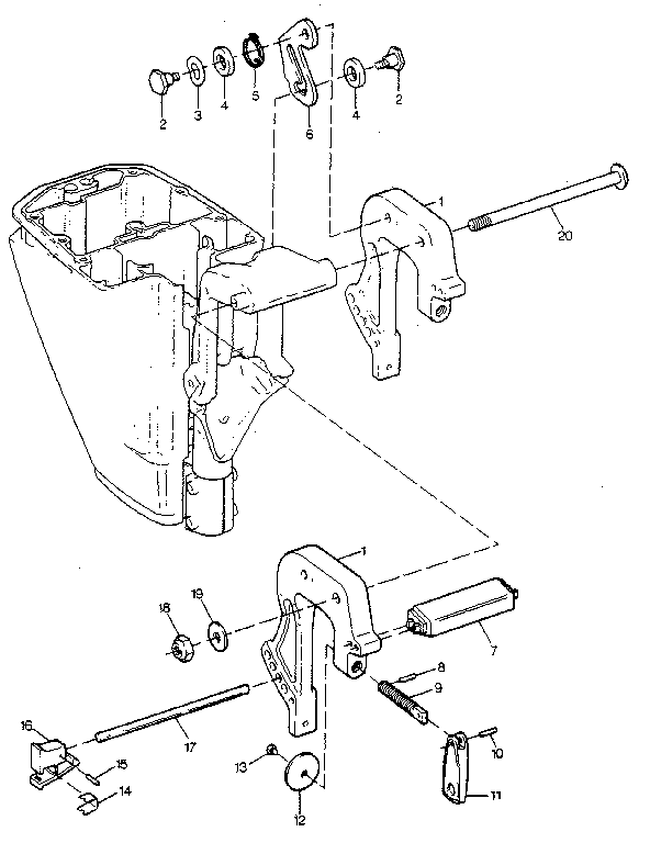 Stern brackets