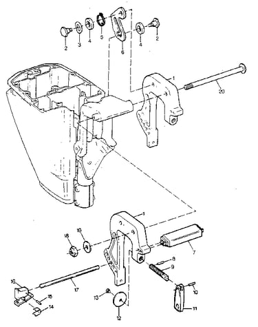 Stern brackets