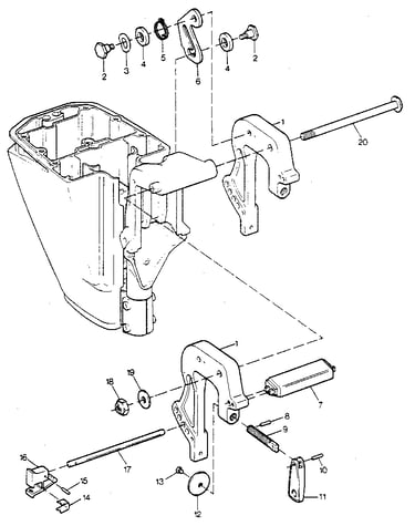 Stern brackets