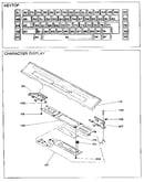 Keyboard, keytop and character display
