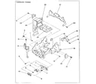 Sears 16153608750 carrier frame mechanism and carrier pcb diagram
