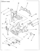 Carrier frame mechanism and carrier pcb