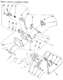 Print head, hammer drive and wheel set mechanism