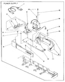 Power supply, power supply pcb and noise filter pcb