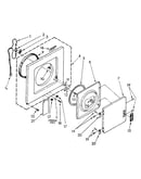 Dryer front panel and door