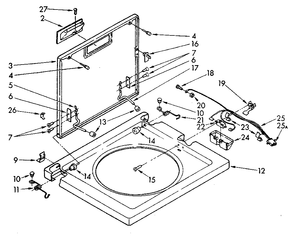 WASHER TOP AND LID