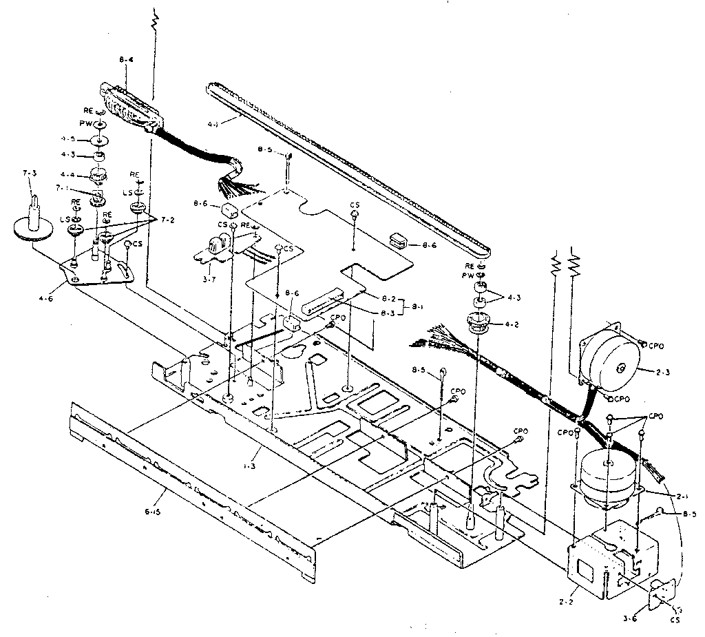 Paper feed motor