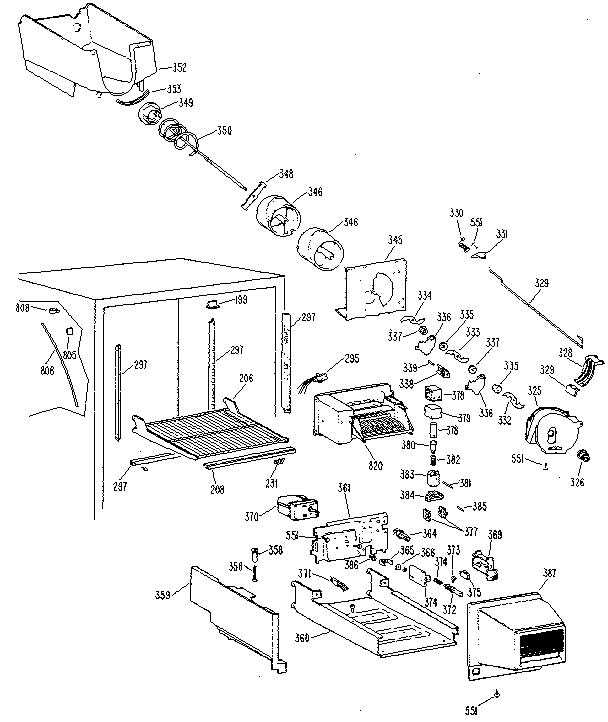 ICE BUCKET ASSEMBLY