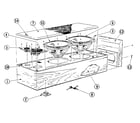 Sony SS-U620AV replacement parts diagram