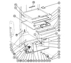 Amana BW20K-P7812501W bottom mount refrigerator diagram