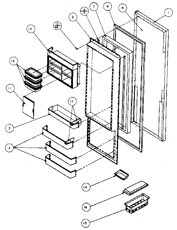 REFRIGERATOR DOOR