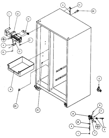 Factory installed ice maker